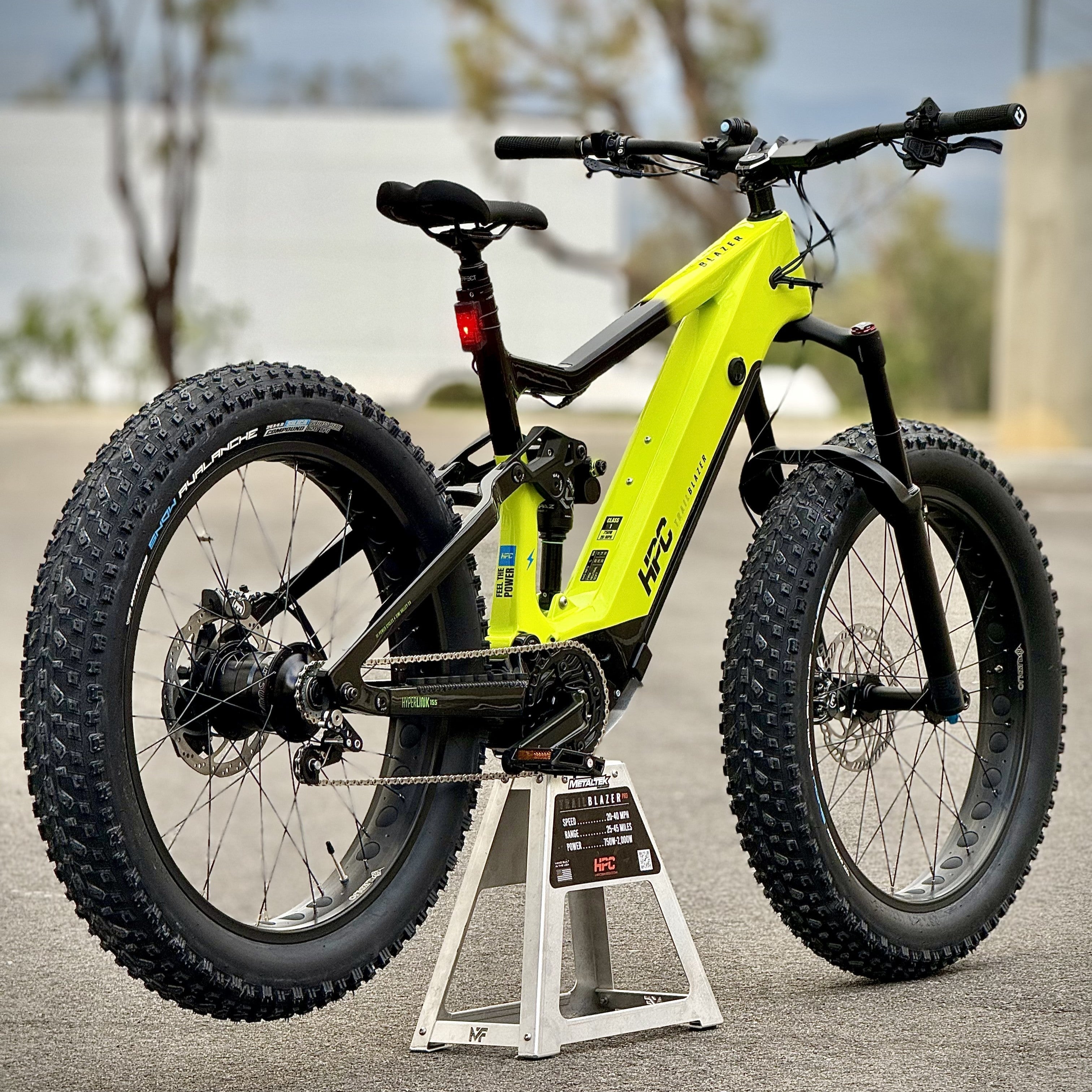 yellow and black trailblazer AT 2000W 185nm Bafang M560