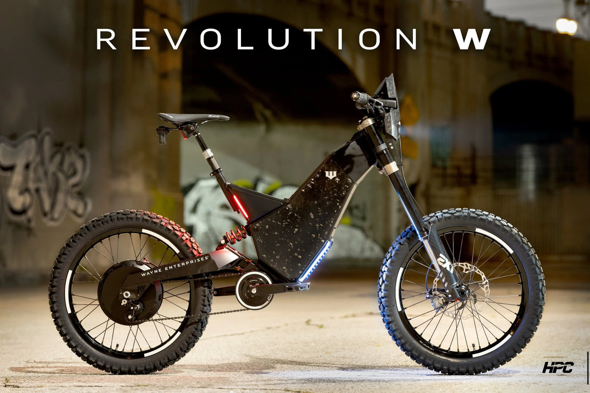 HPC x Wayne Enterprises Revolution W electric bike