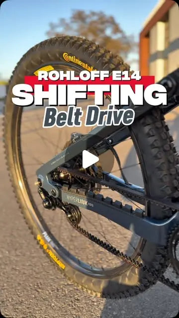 Rohloff E14 and Gates Carbon Belt drivetrain on a Hi Power Cycles e-bike