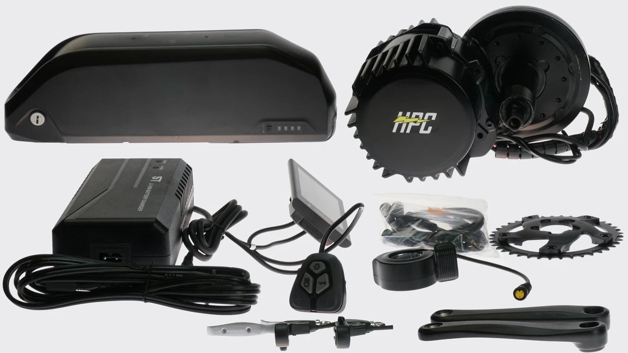 BLACK FRIDAY- 2000W Mid Drive Conversion Kit w/ Upgraded 15AH Battery Hi Power Cycles