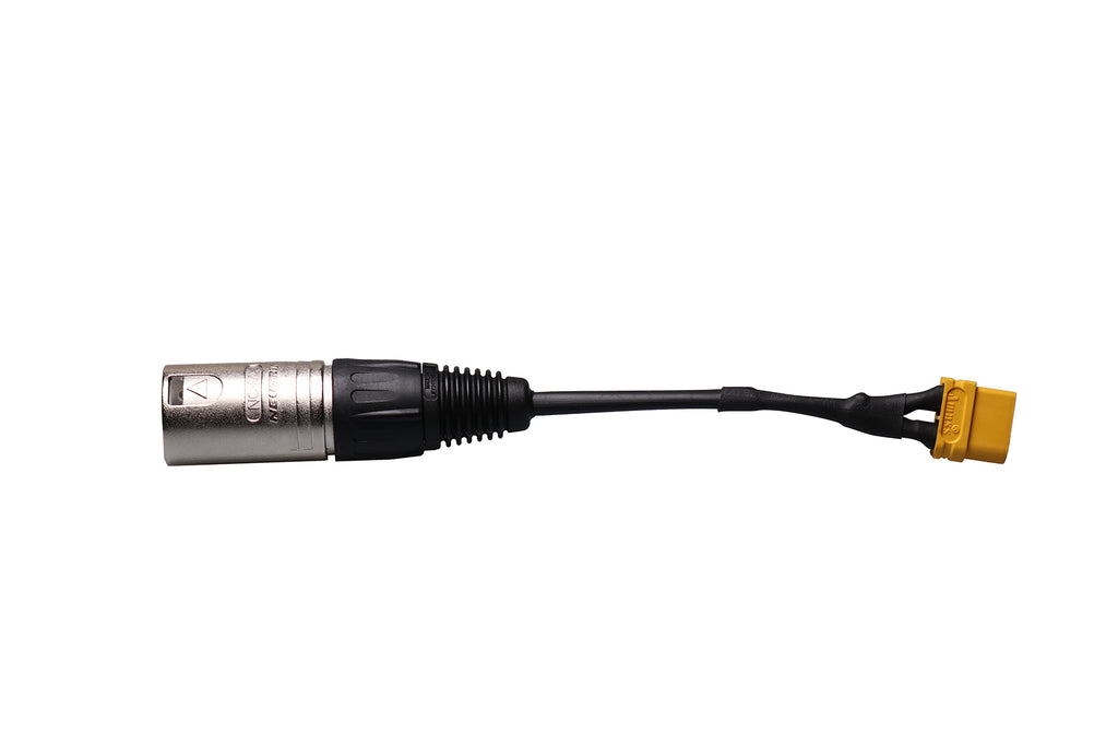 3 Pin XLR (male) to XT60 (female) Charge Adapter
