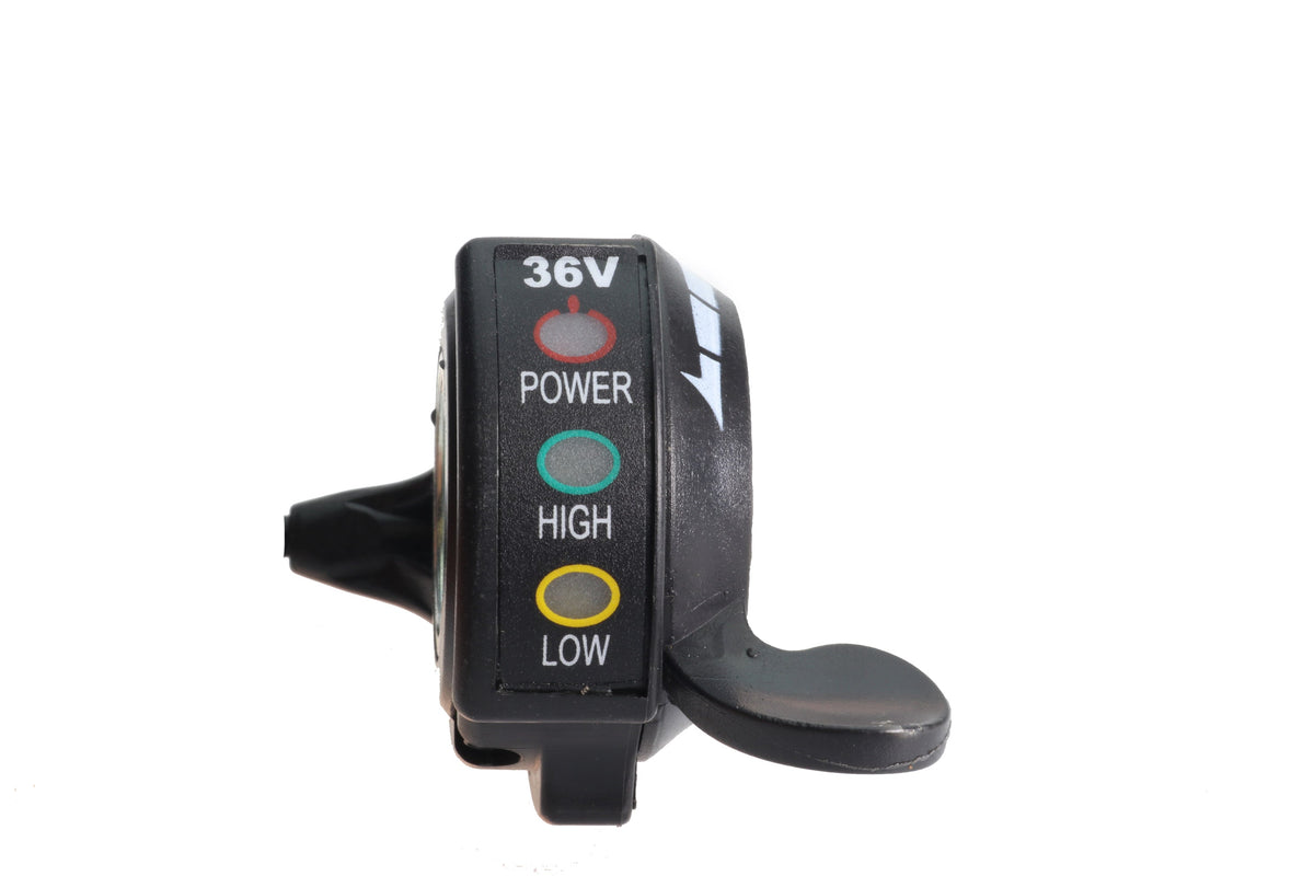 36v Right Side E-Bike Thumb Throttle Hi Power Cycles