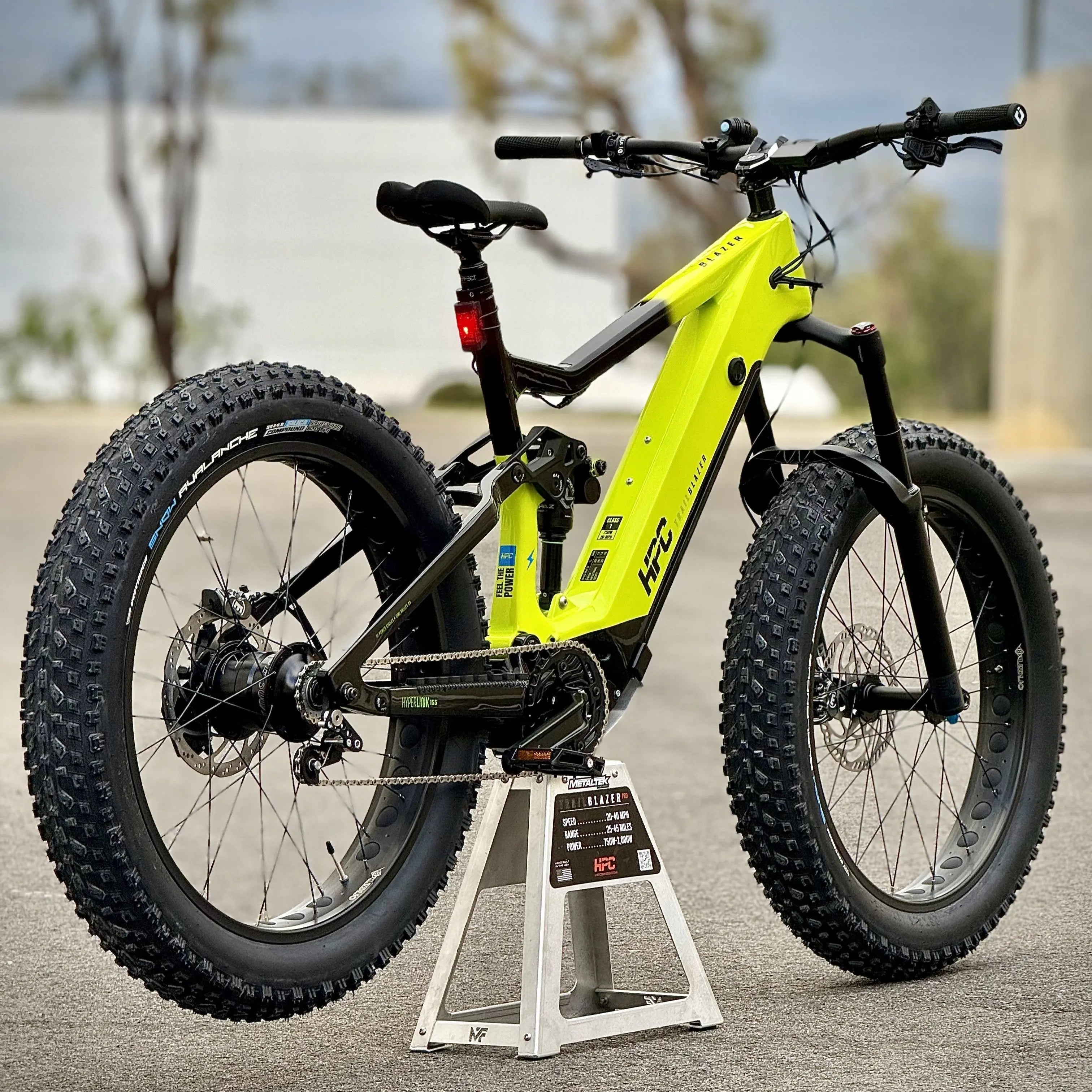 yellow and black trailblazer AT 2000W 185nm Bafang M560