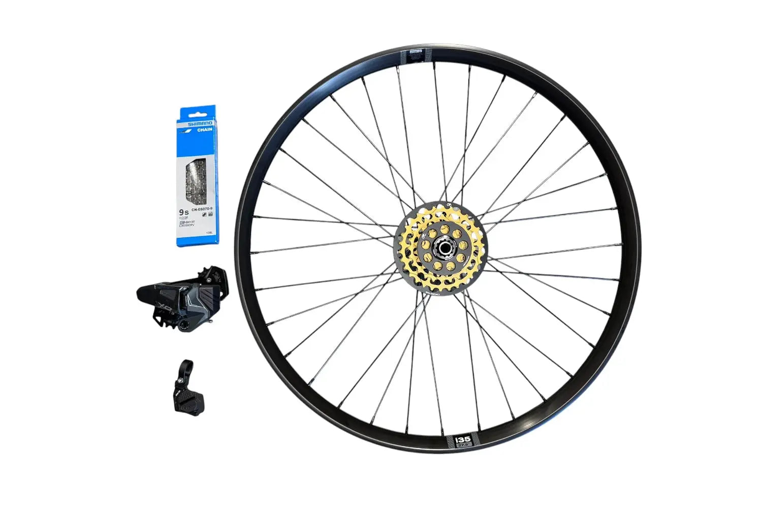 Bonnell 775 MX Upgrade Rear Wheel | 5 Speed Transmission Electronic Shifting Upgrade Kit Hi Power Cycles