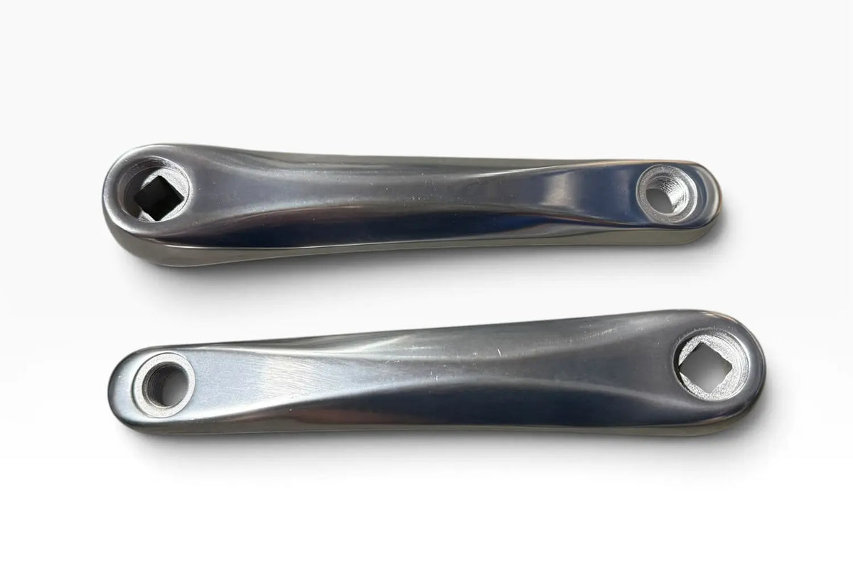 Custom polished 170mm square taper crank arms for Bafang BBS02 BBSHD – Hi Power Cycles