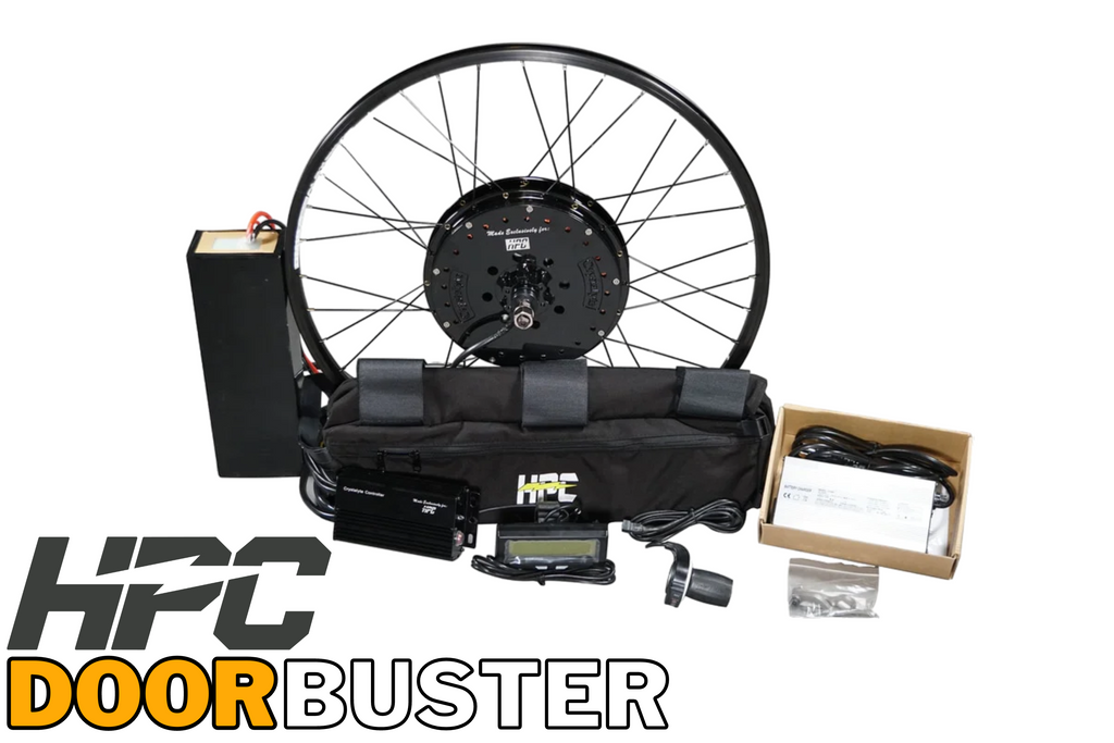 SOLD OUT!!!    DOORBUSTER: Custom 6000W Hub Motor Conversion Kit (Save 50%)