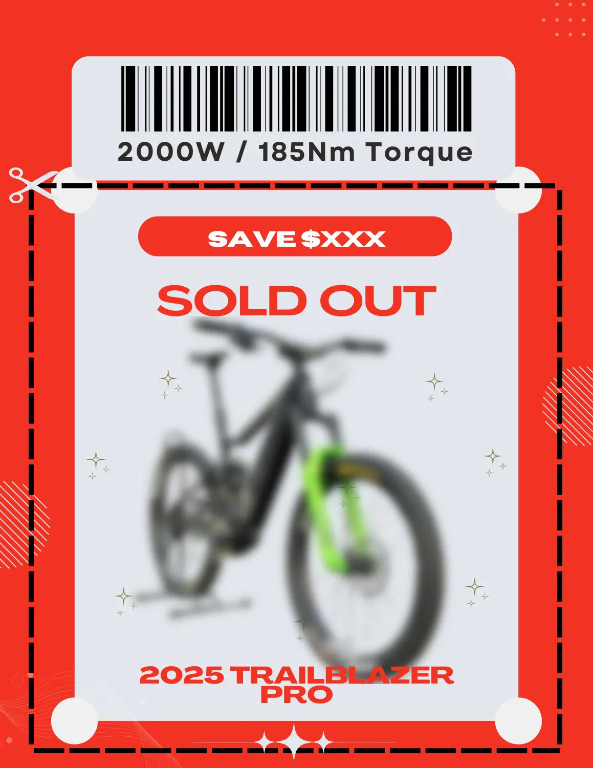 DoorBuster: 2025 Trailblazer Pro (2000W / Upgraded Battery) Hi Power Cycles