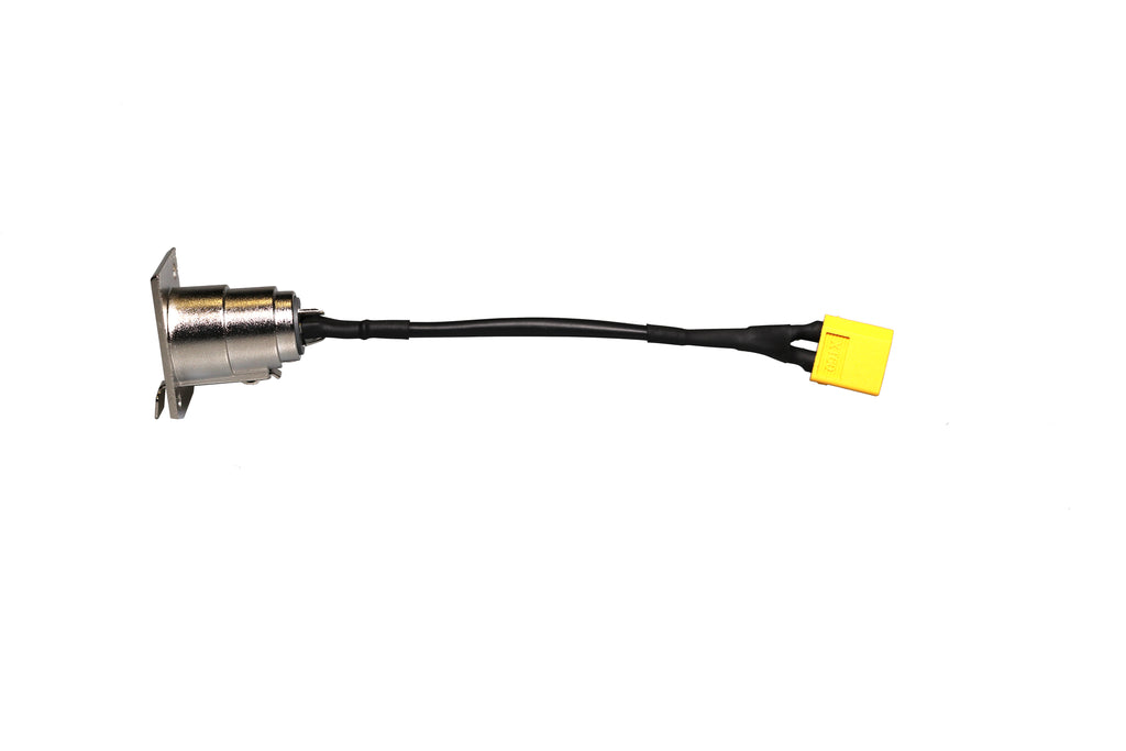 Chassis Mount Charge Port - XLR (female) to XT60 (male)